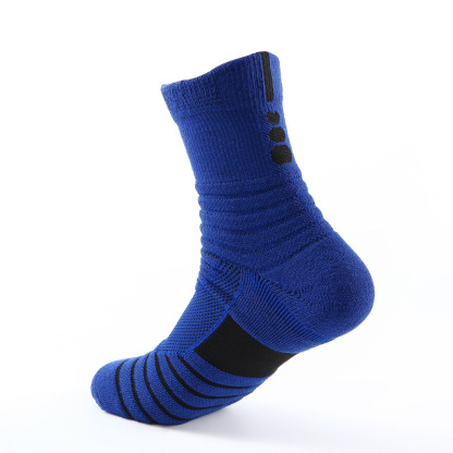 Sports Men's Color-block Sweat-absorbent Cozy Socks-Forestso