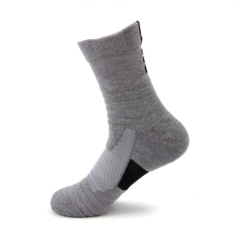 Sports Men's Color-block Sweat-absorbent Cozy Socks-Forestso