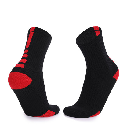 Color-block Men's Thickened Anti-slip Sports Socks-Forestso