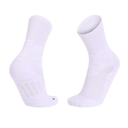 Pure Color Men's Sweat-absorbent Breathable Sports Socks-Forestso