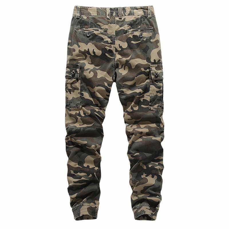 Men's camouflage tooling casual pants-Forestso