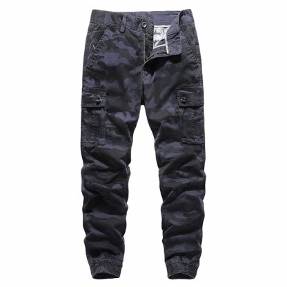 Men's camouflage tooling casual pants-Forestso