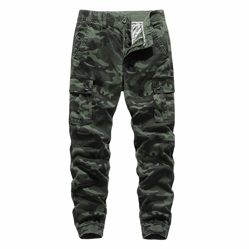 Men's camouflage tooling casual pants-Forestso