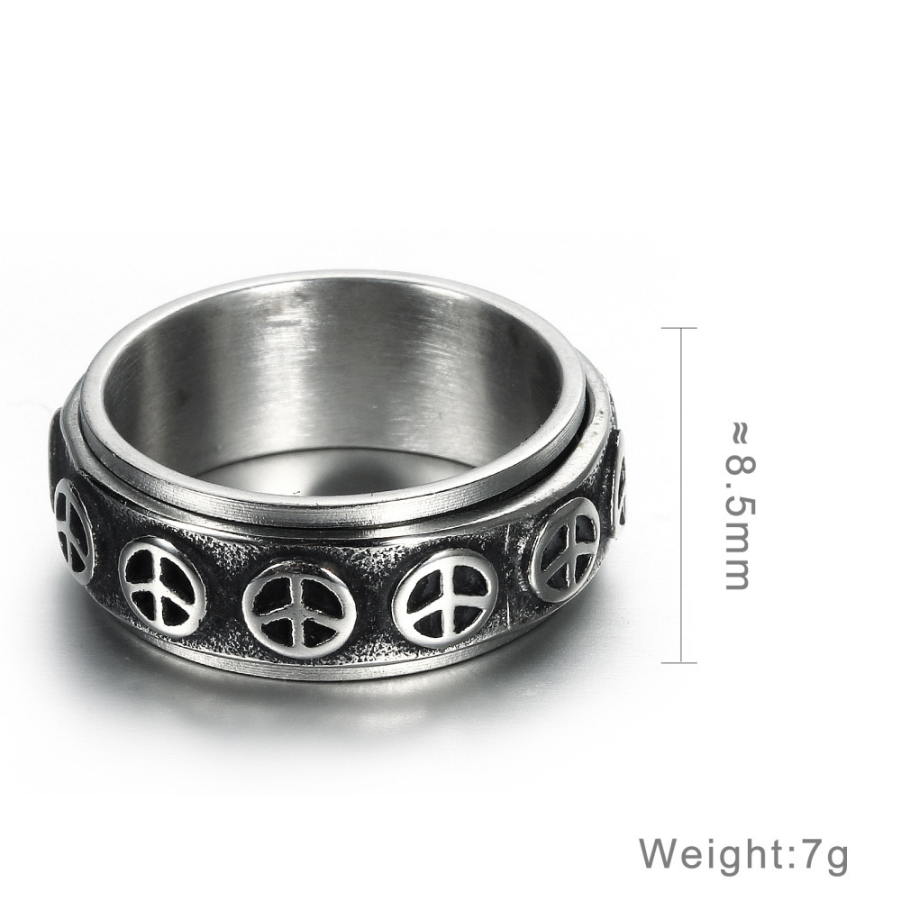 ANTI-WAR PEACE RING-Forestso
