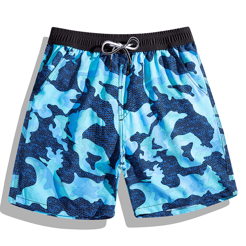Casual Printed Holiday Beach Men's Shorts-Forestso