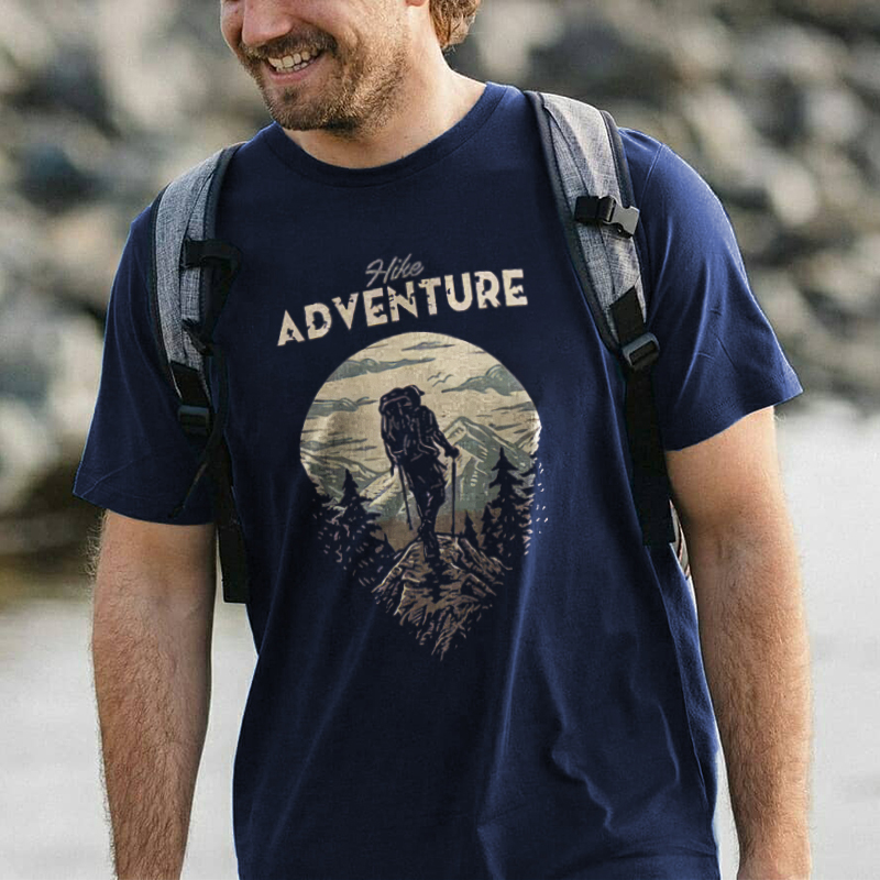 Hike Adventure Printed Men's T-shirt