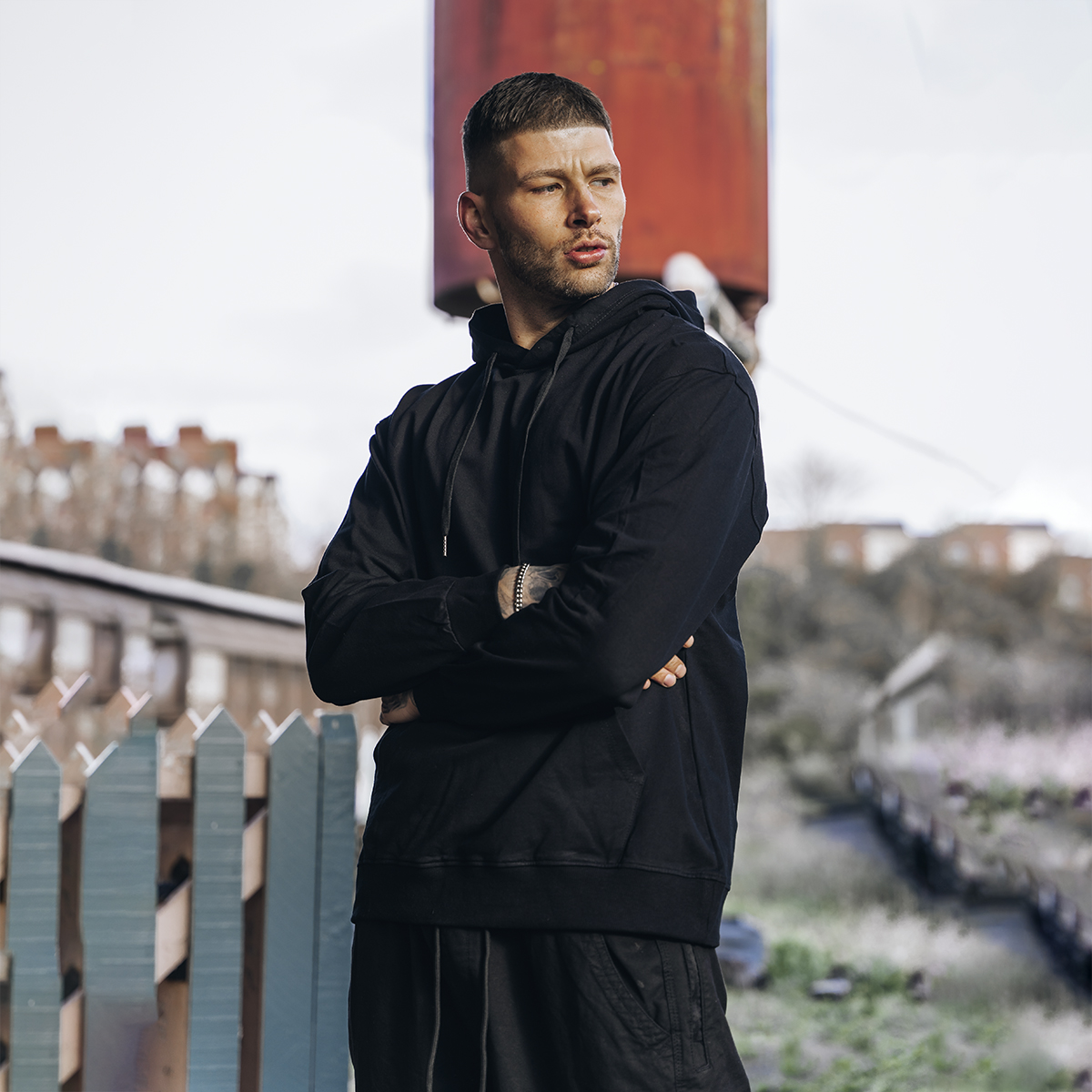 My Head Is A Very Dark Place Print Hoodie