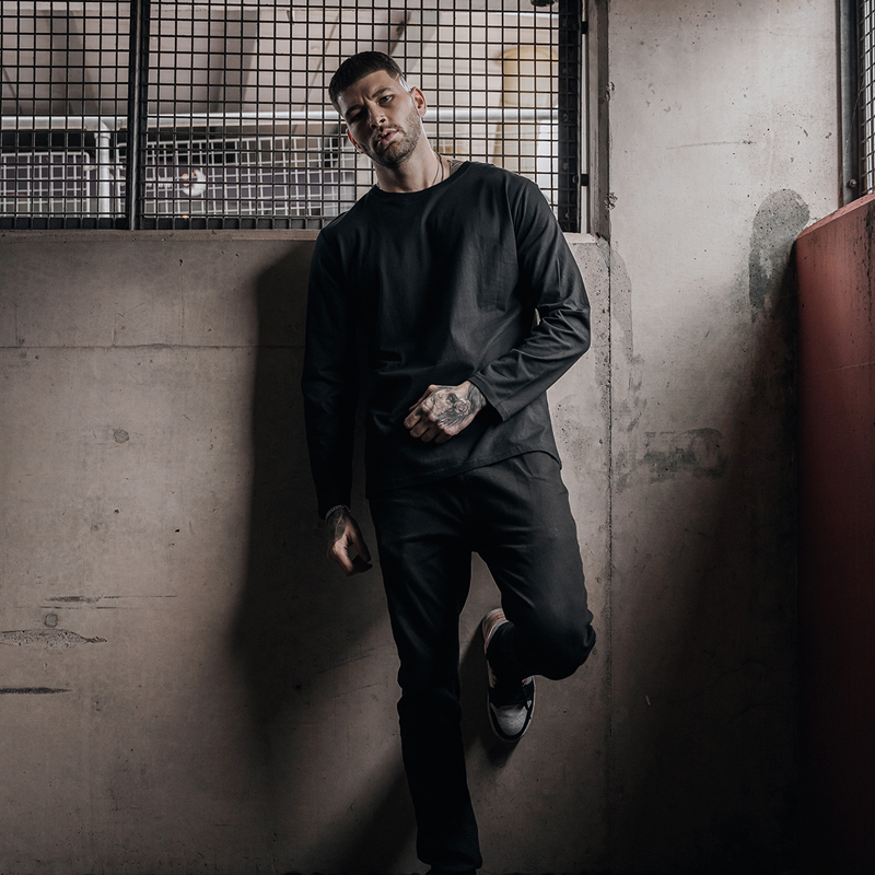 UPRANDY Men's Casual Wild Ones Never Die Printed Long-Sleeve T-shirt Sold Out-Ranbybox