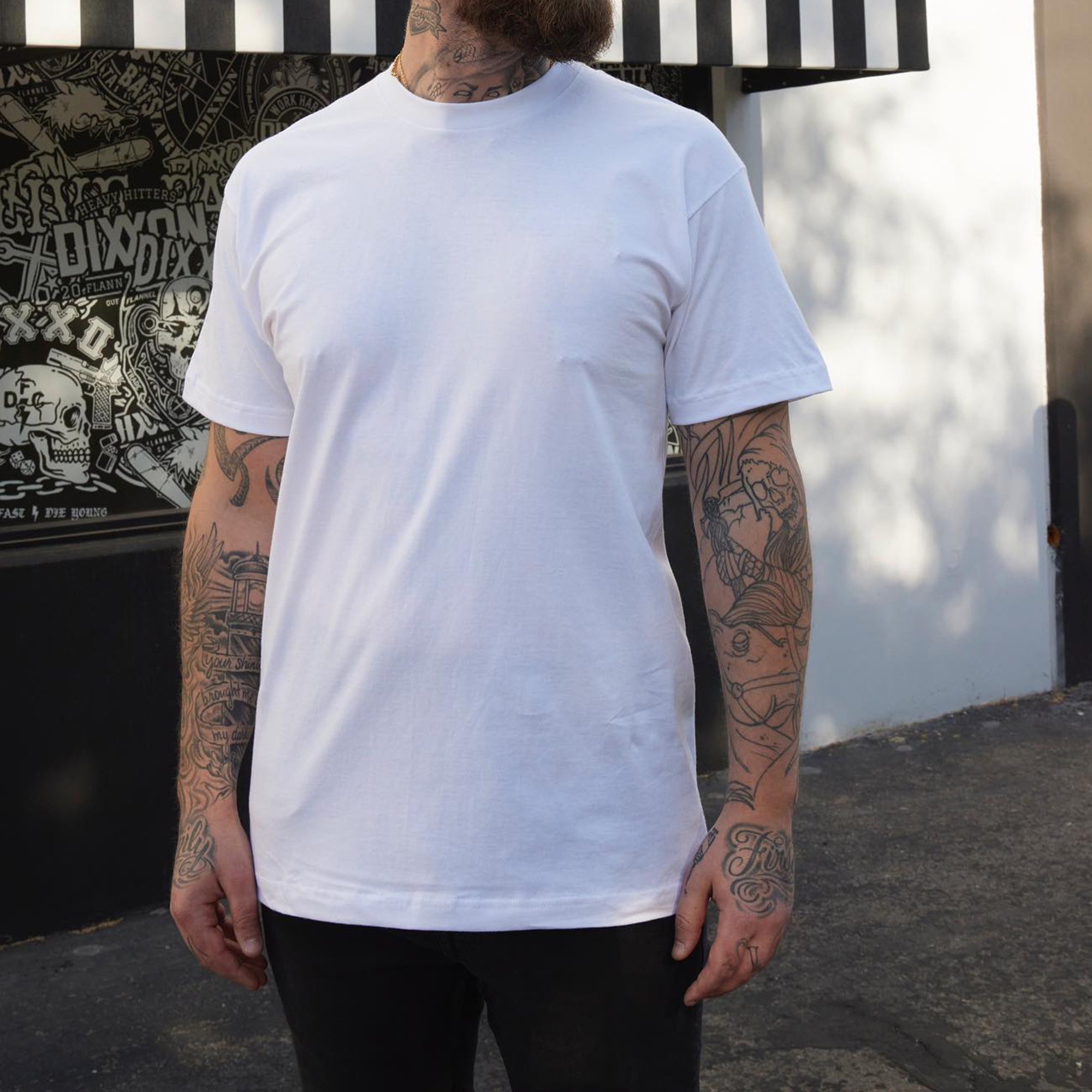 Solid Color All-match Casual Basic T-shirt-Ranbybox