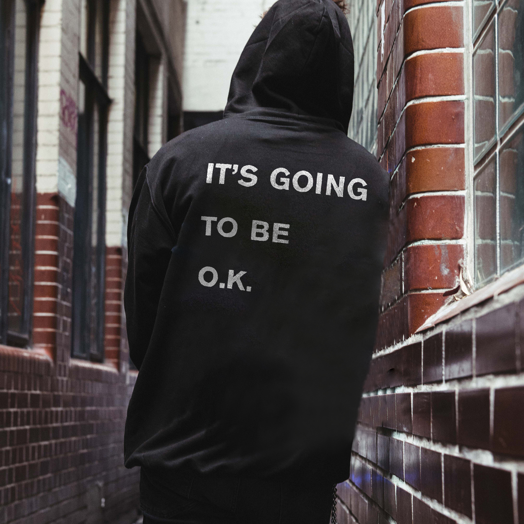  It's Going To Be OK Men's Hoodie-Ranbybox