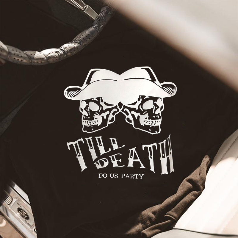  Till Death Do Us Party Printed Casual Men's Hoodie-Ranbybox