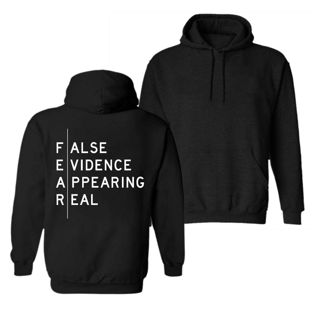  False Evidence Appearing Real Men's Hoodie-Ranbybox
