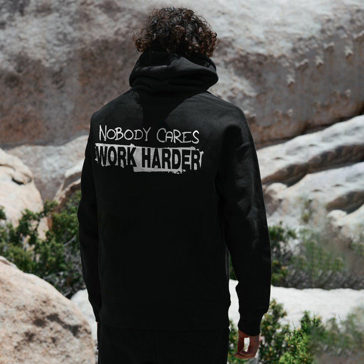  Nobody Cares Work Harder Men's Hoodie-Ranbybox