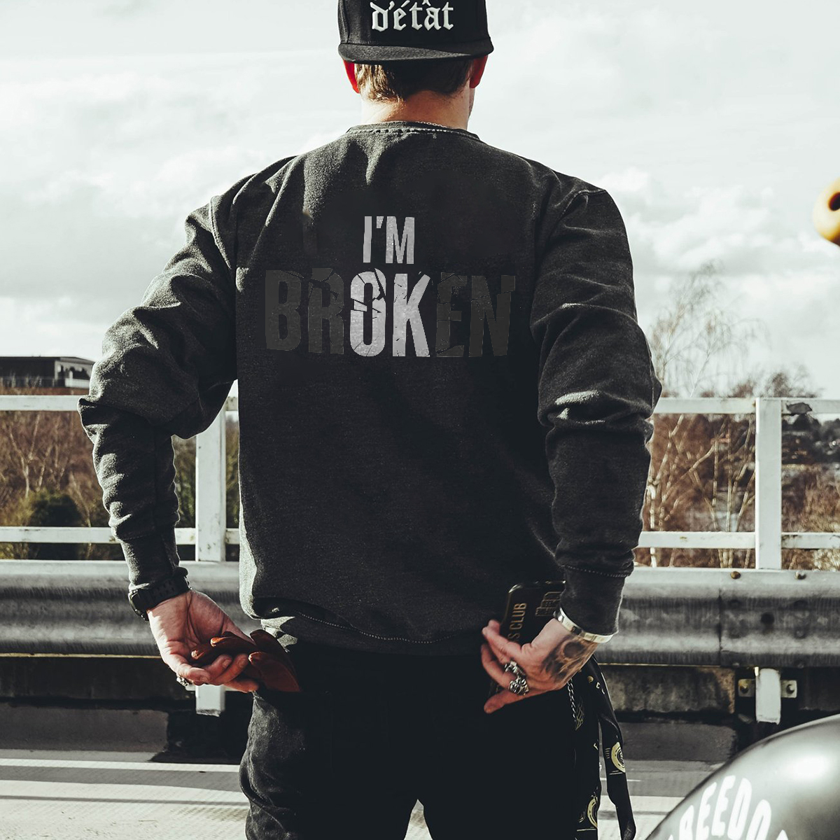  I'M Broken Sweatshirt-Ranbybox