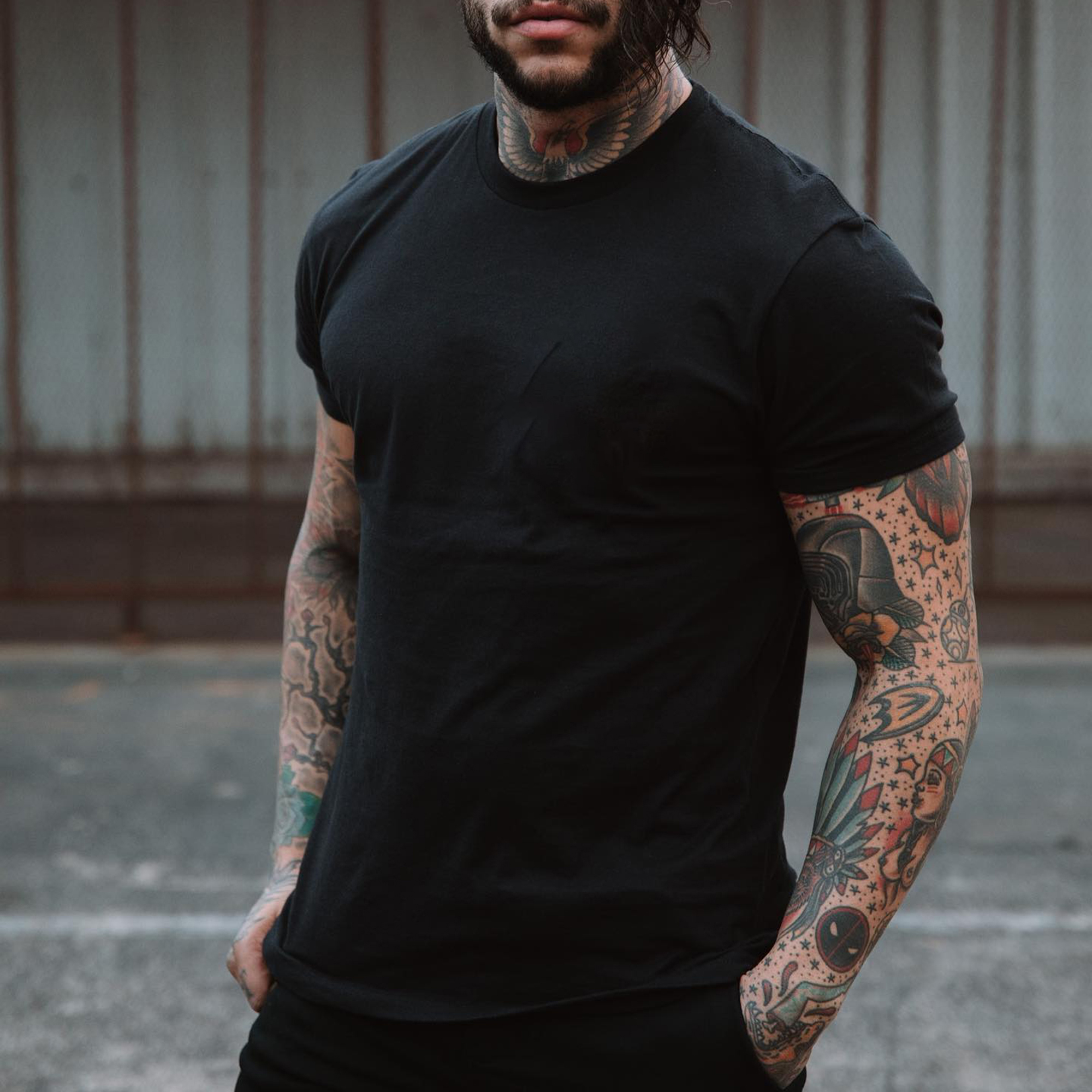 Solid Color All-match Casual Basic T-shirt-Ranbybox