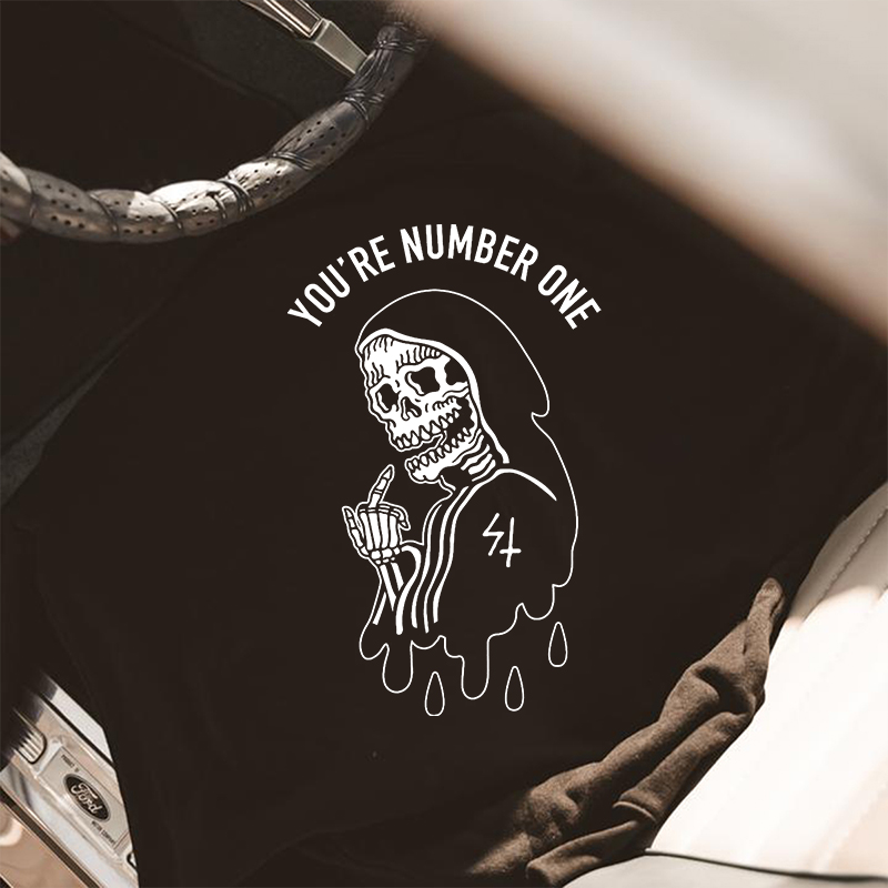  You're Number One Printed Men's Hoodie-Ranbybox