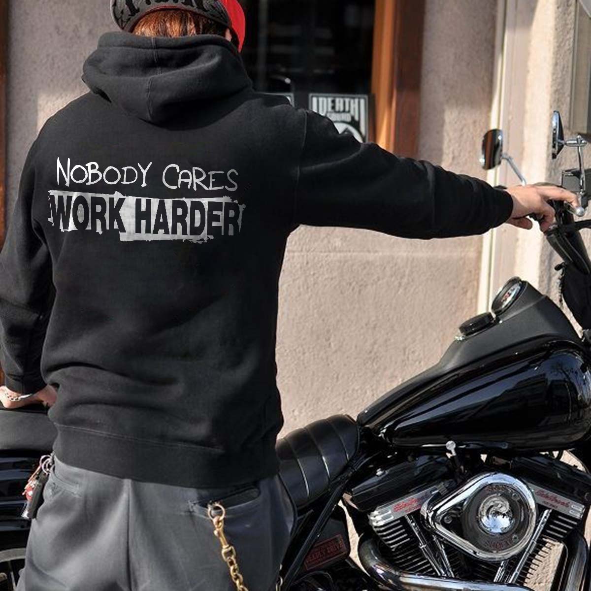  Nobody Cares Work Harder Men's Hoodie-Ranbybox