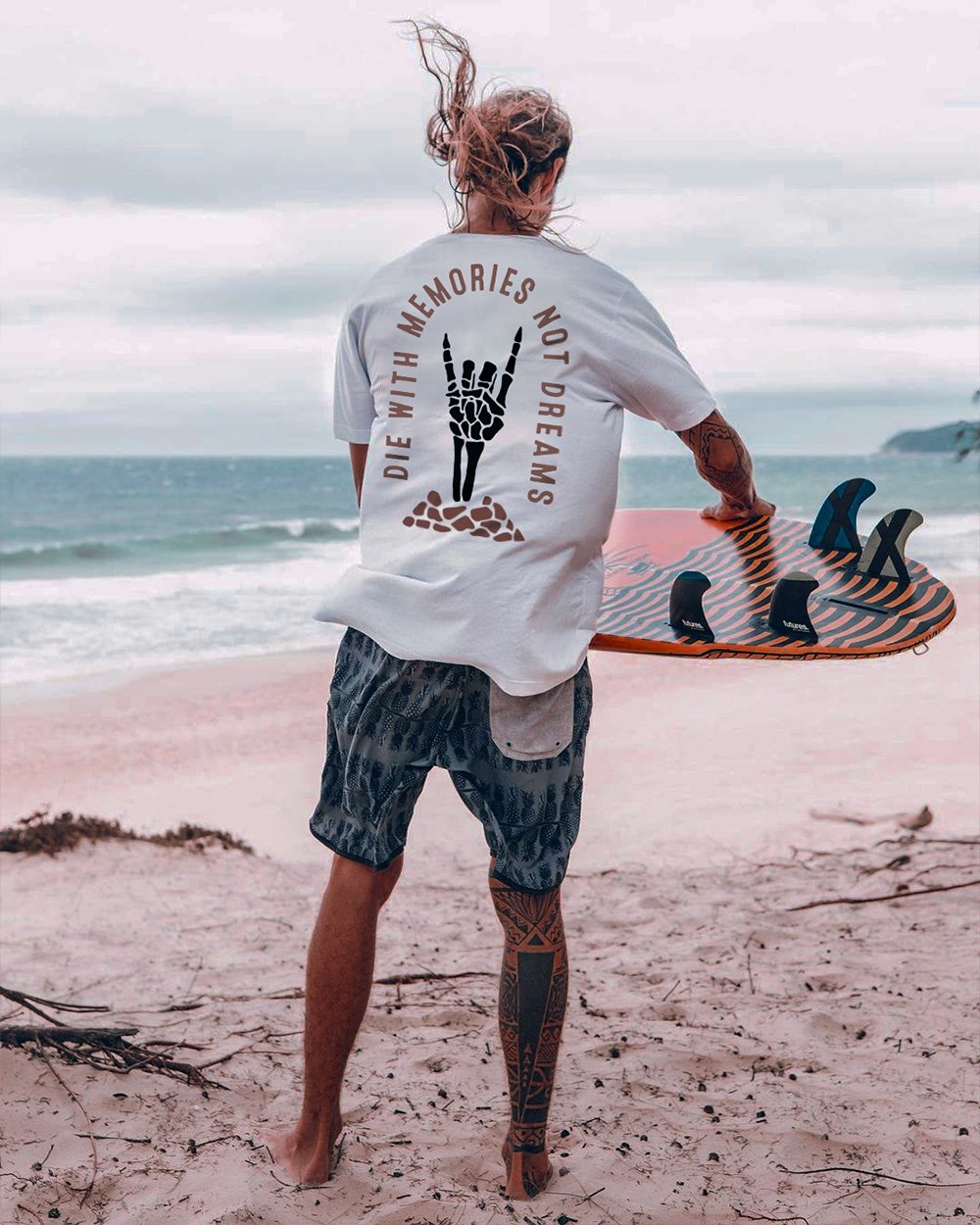  Die With Memories, Not Dreams Printed T-Shirt