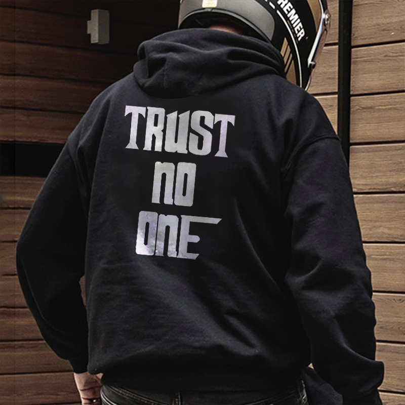  Trust No One Men's Hoodie-Ranbybox