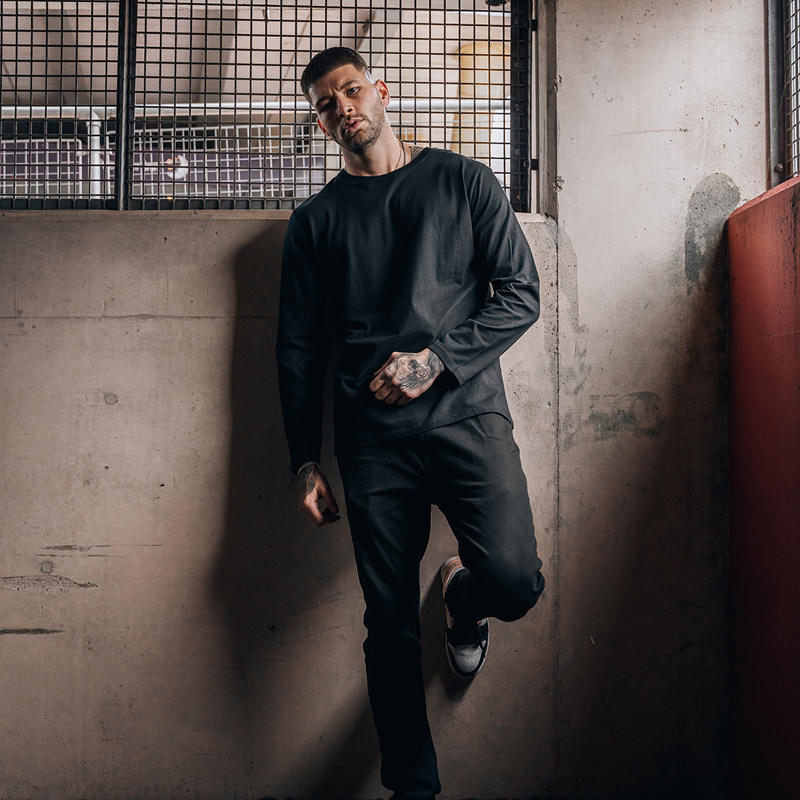  Skull letter designer long sleeve t-shirt-Ranbybox