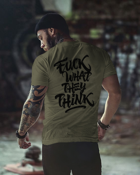 What They Think Printed Men's T-shirt