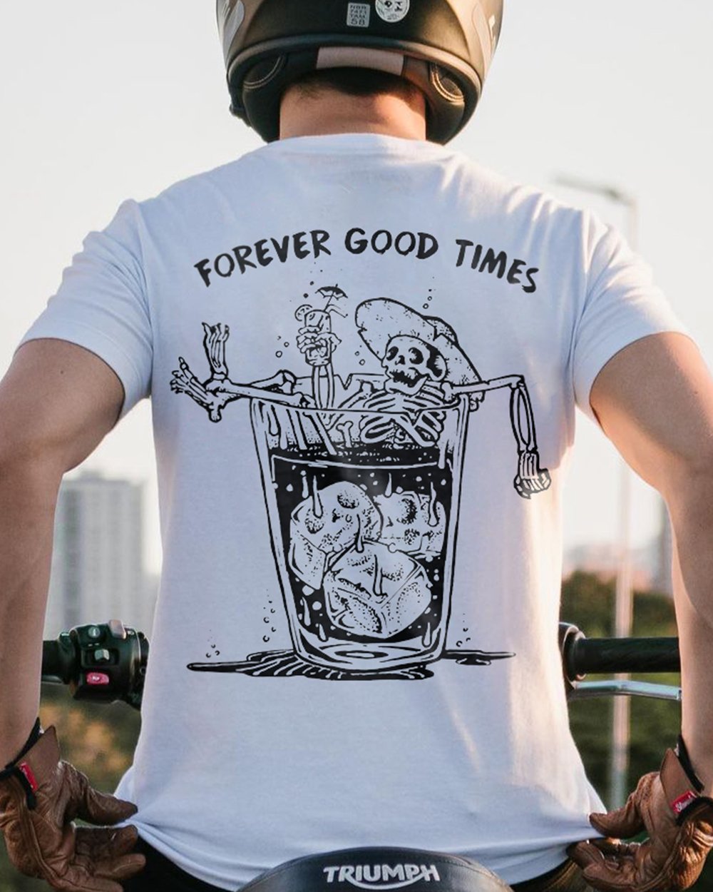  Forever Good Times Printed T-Shirt-Ranbybox