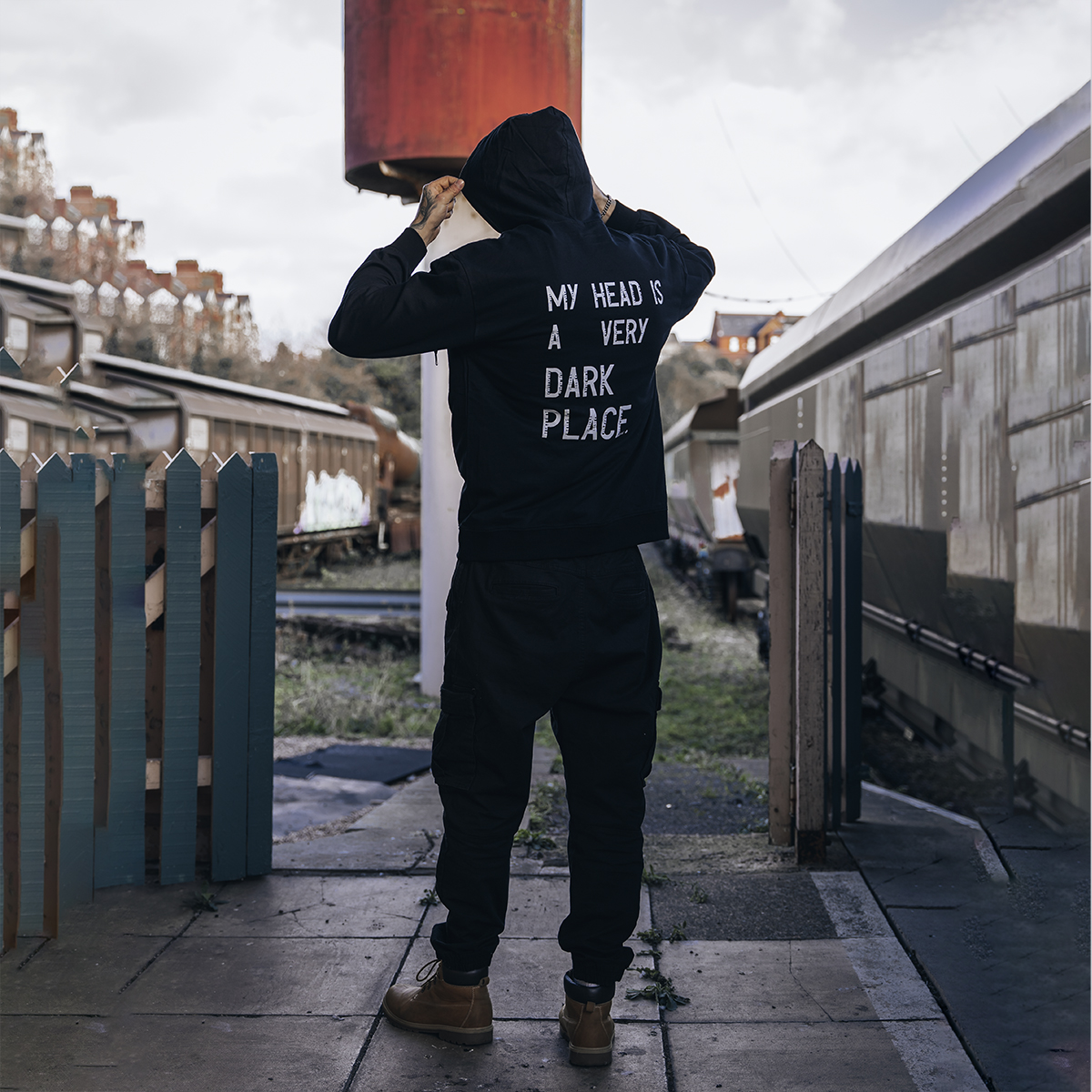  My Head Is A Very Dark Place Men's Hoodie