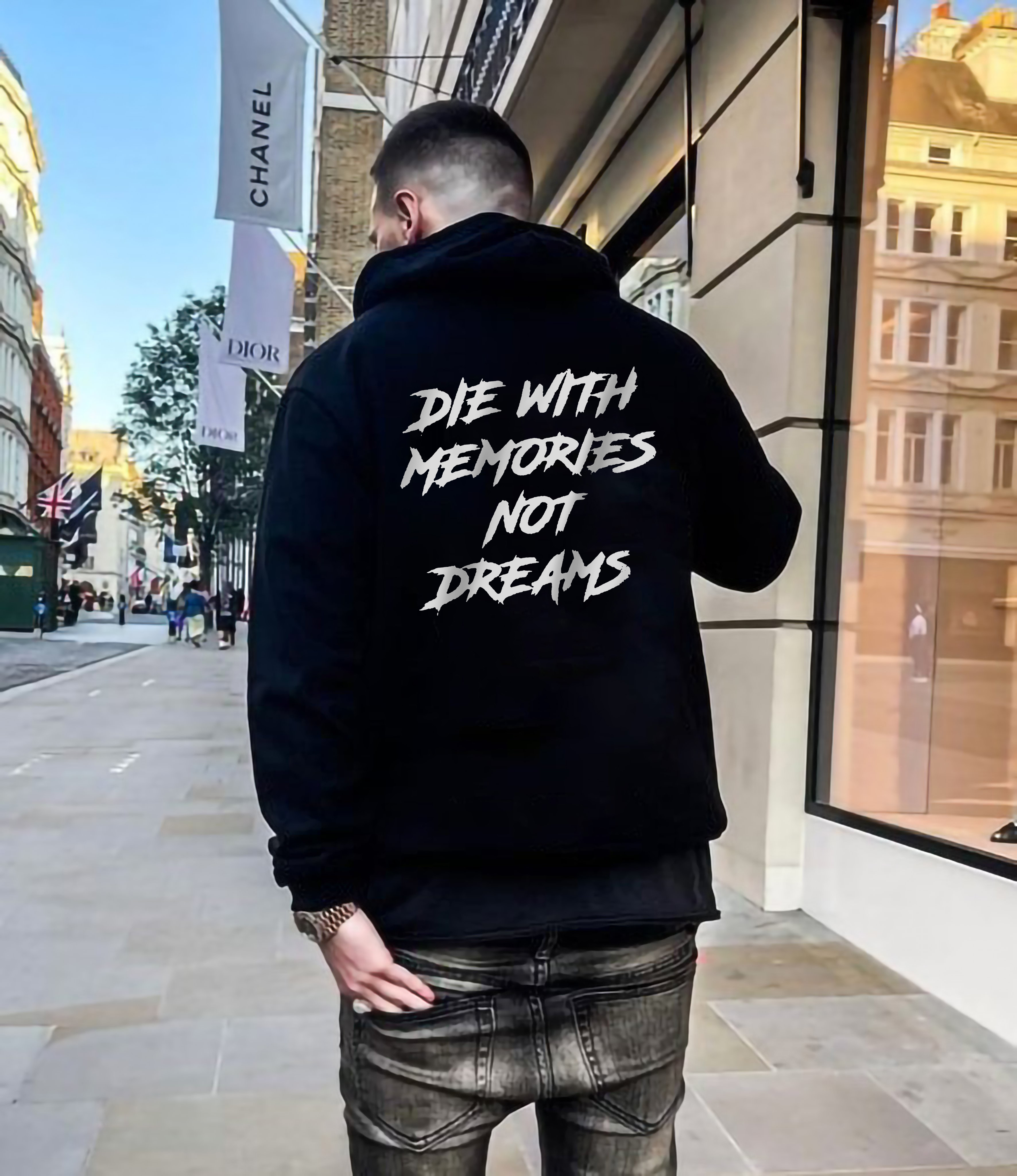  DIE IN MEMORY IS NOT A DREAM Casual Hooded Sweater-Ranbybox