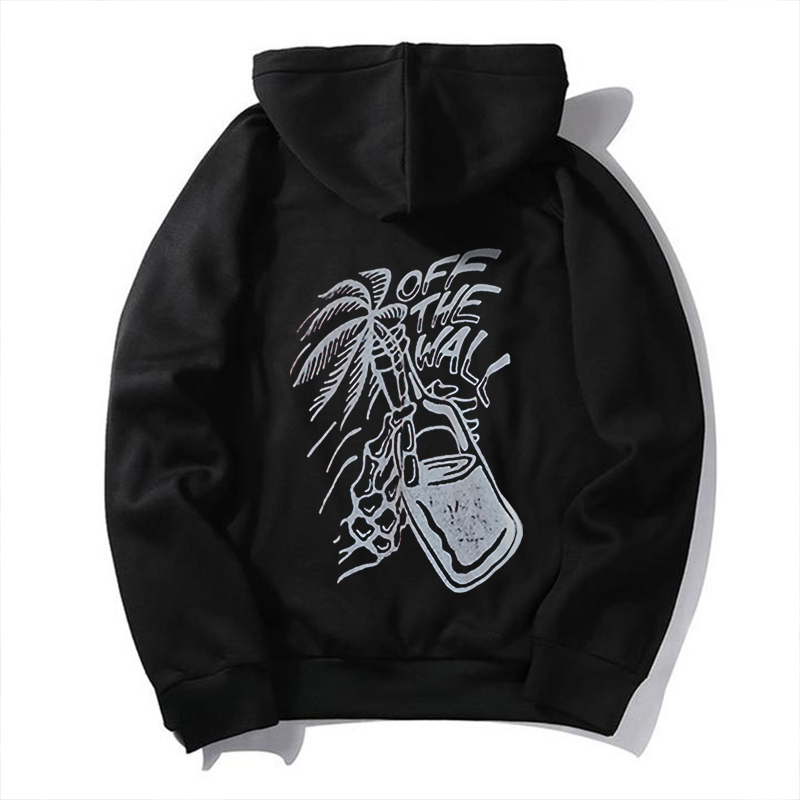  Off The Wall Printed Men's Casual Hoodie-Ranbybox