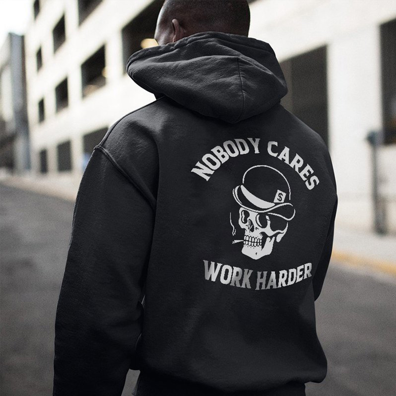 Nobody cares work deals harder hoodie