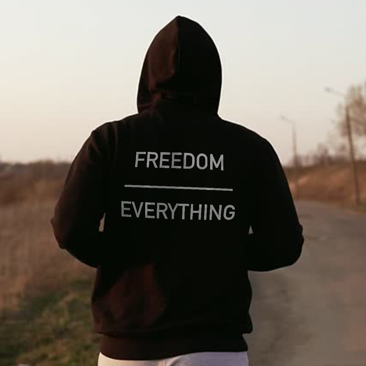  Freedom Everything Men's Hoodie-Ranbybox