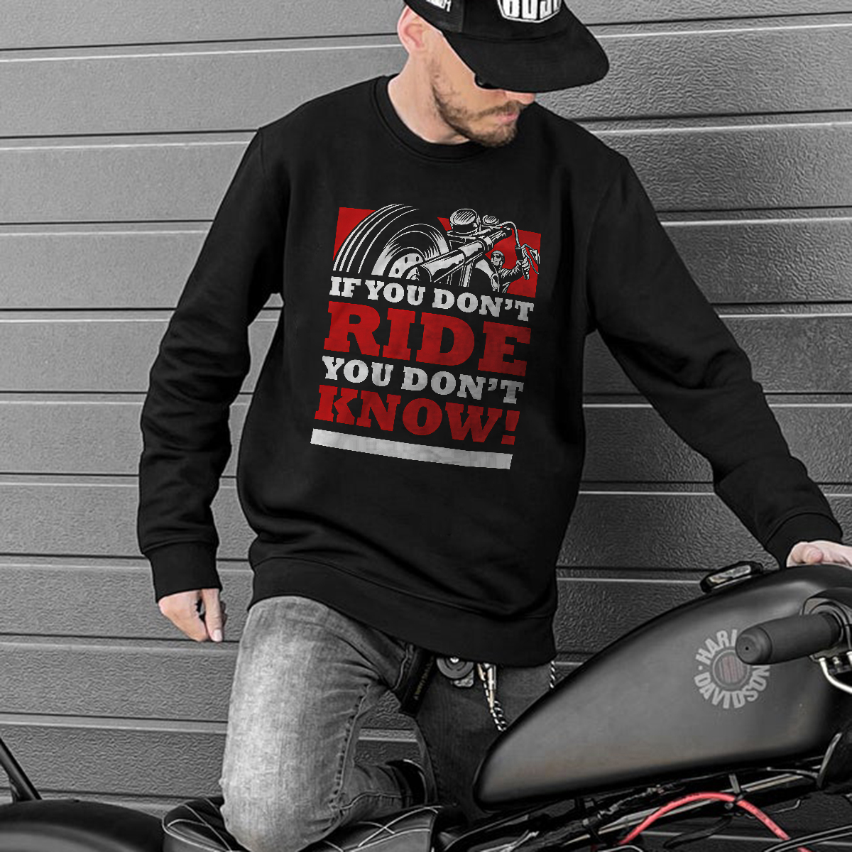  If You Don't Ride You Don't Know! Men's Sweatshirt-Ranbybox