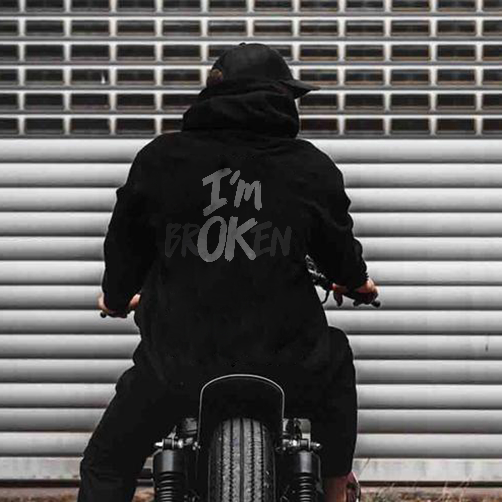 UPRANDY I Am Broken Men's Hoodie