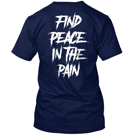 Find Peace In The Pain Short Sleeves T-shirt-Ranbybox