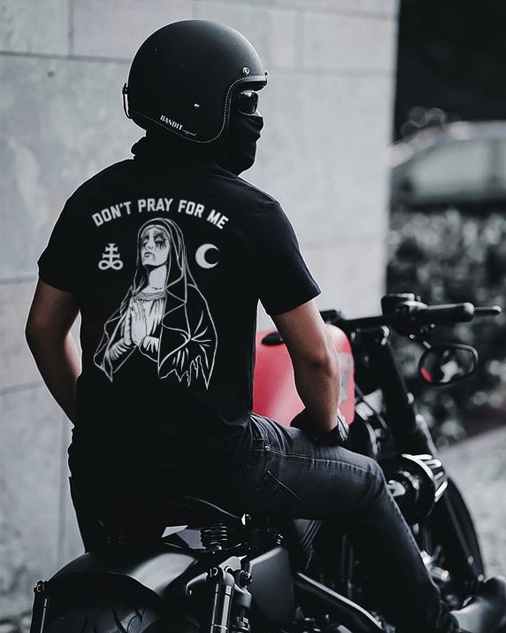  Don't Pray  printed T-Shirt-Ranbybox