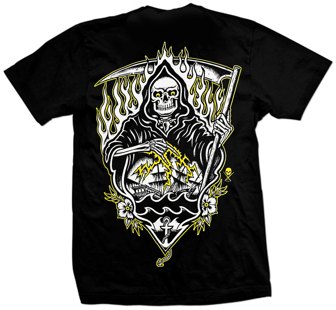  Cool Death Printed Casual Men's T-shirt-Ranbybox