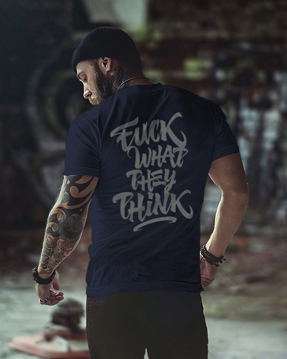 What They Think Printed Men's T-shirt
