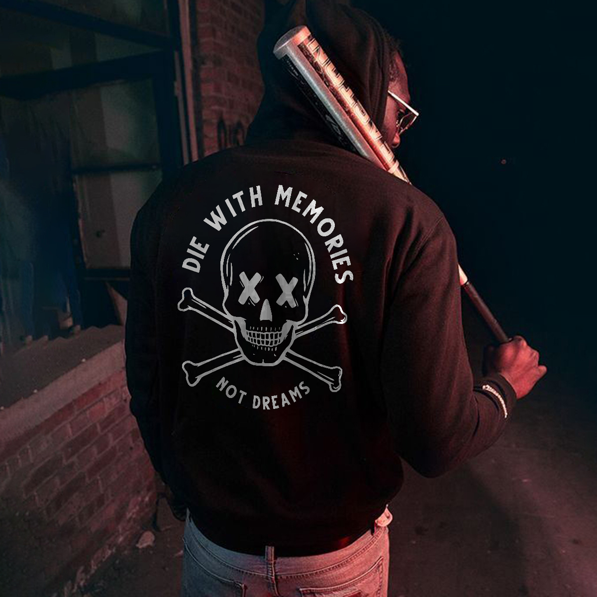  Die With Memories Not Dreams Men's Hoodie-Ranbybox