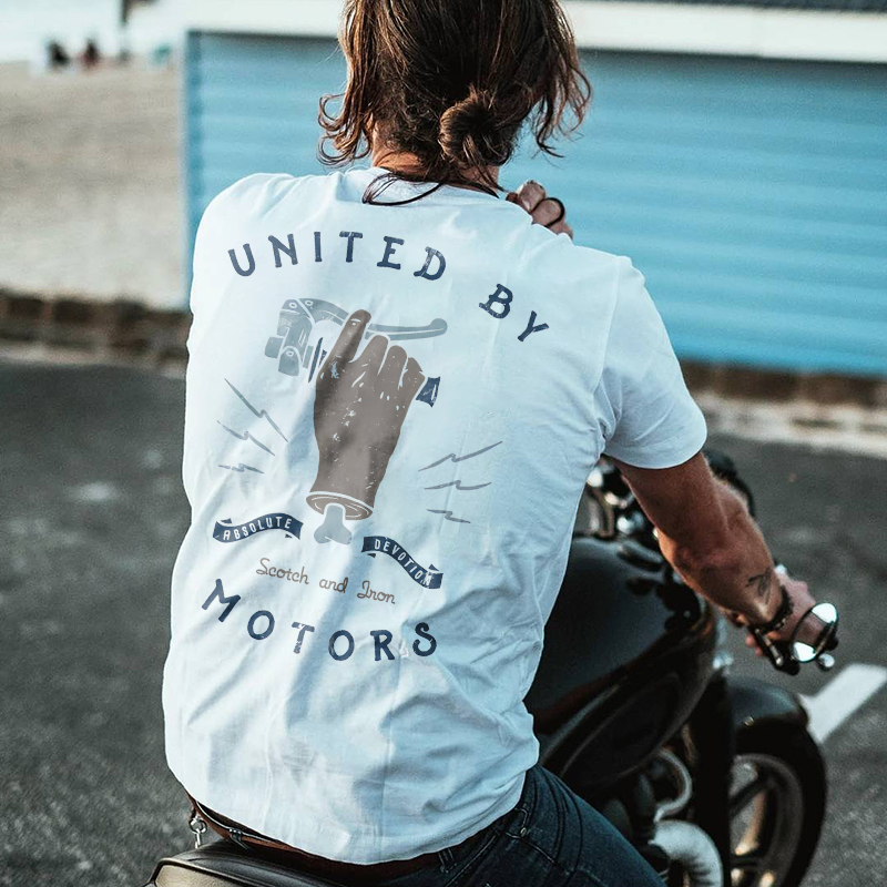  United by motors designer men's fashion t-shirt-Ranbybox