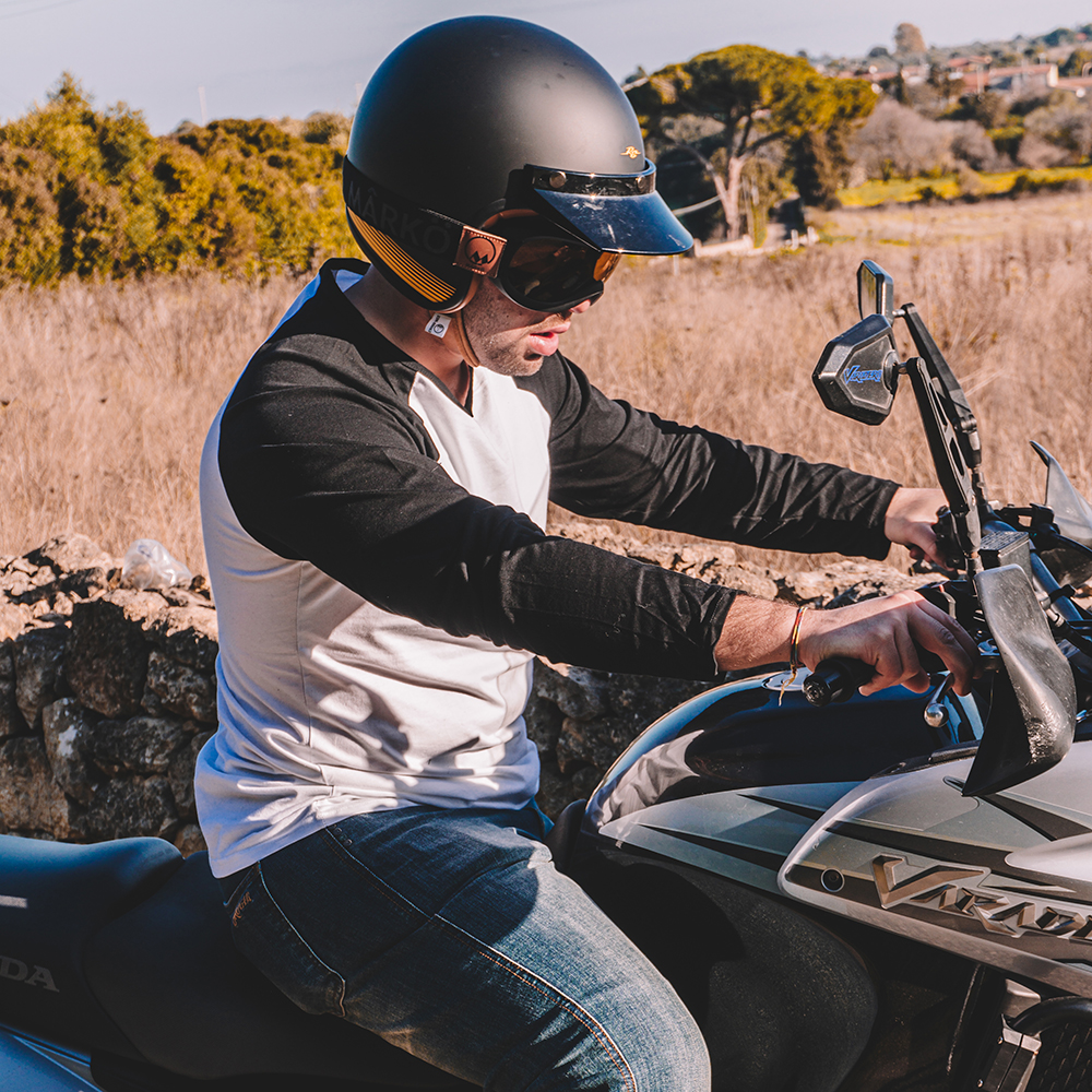  Keep It Twisted Motorcycle Handle Printed Men's T-shirt-Ranbybox