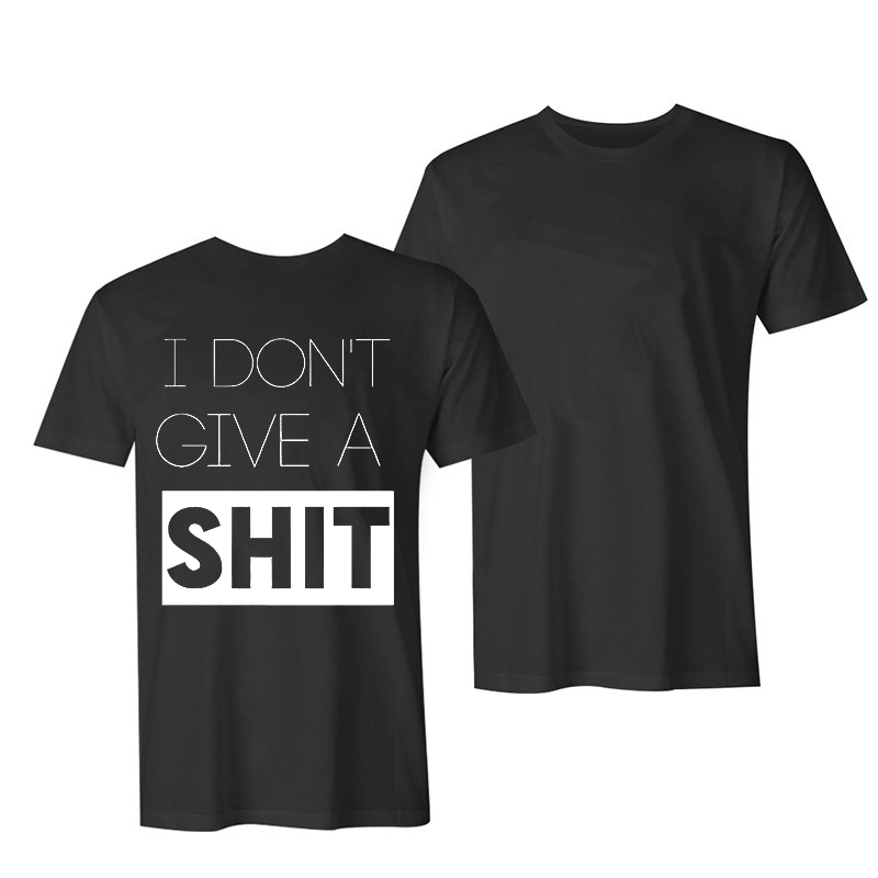 I Don't Give Up Shit Printed Men's T-shirt-Ranbybox
