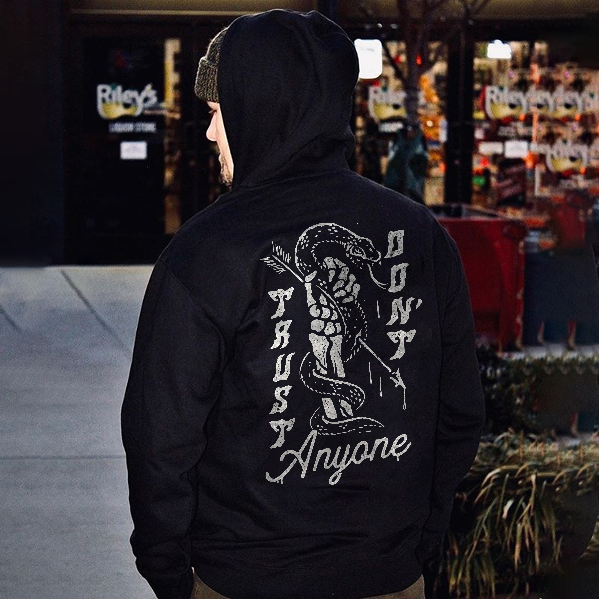  Don't Trust Anyone Men's Hoodie-Ranbybox
