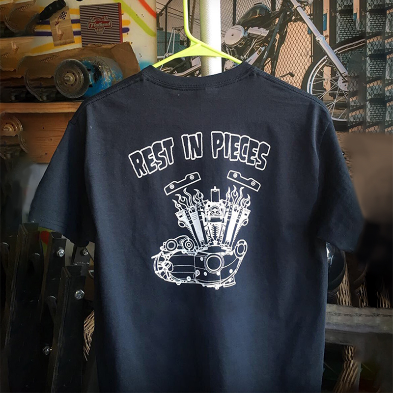 Rest in pieces fashion designer t-shirt-Ranbybox