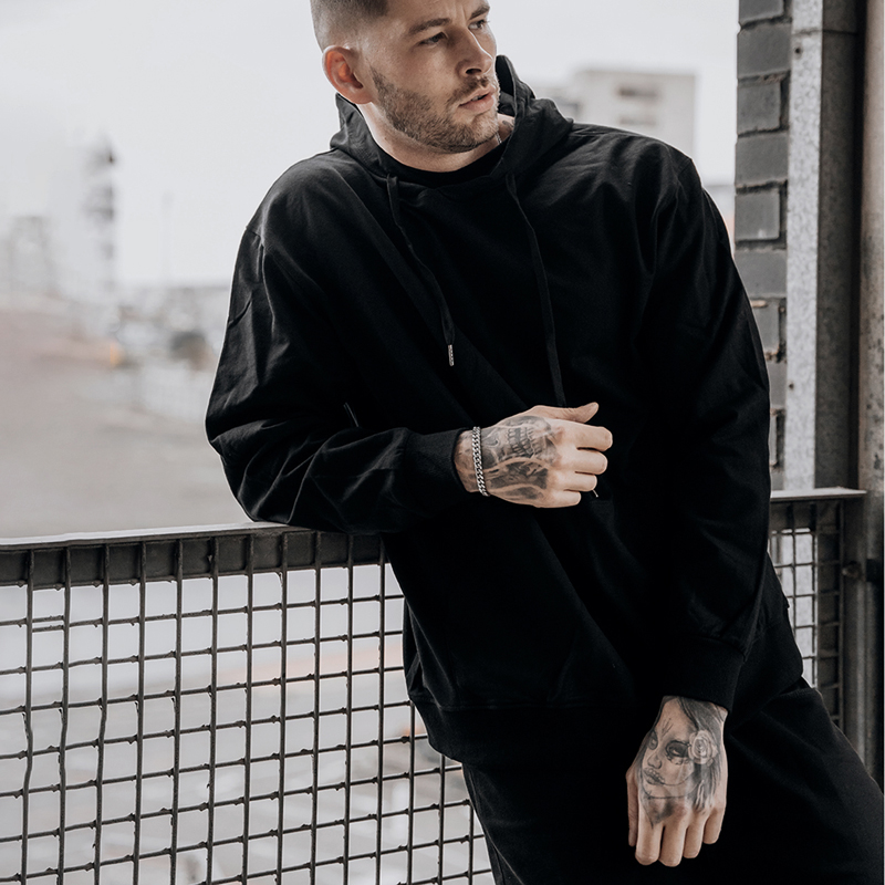  Fear Does Not Stop Death It Stops Life Printed Casual Loose Men's Hoodie-Ranbybox