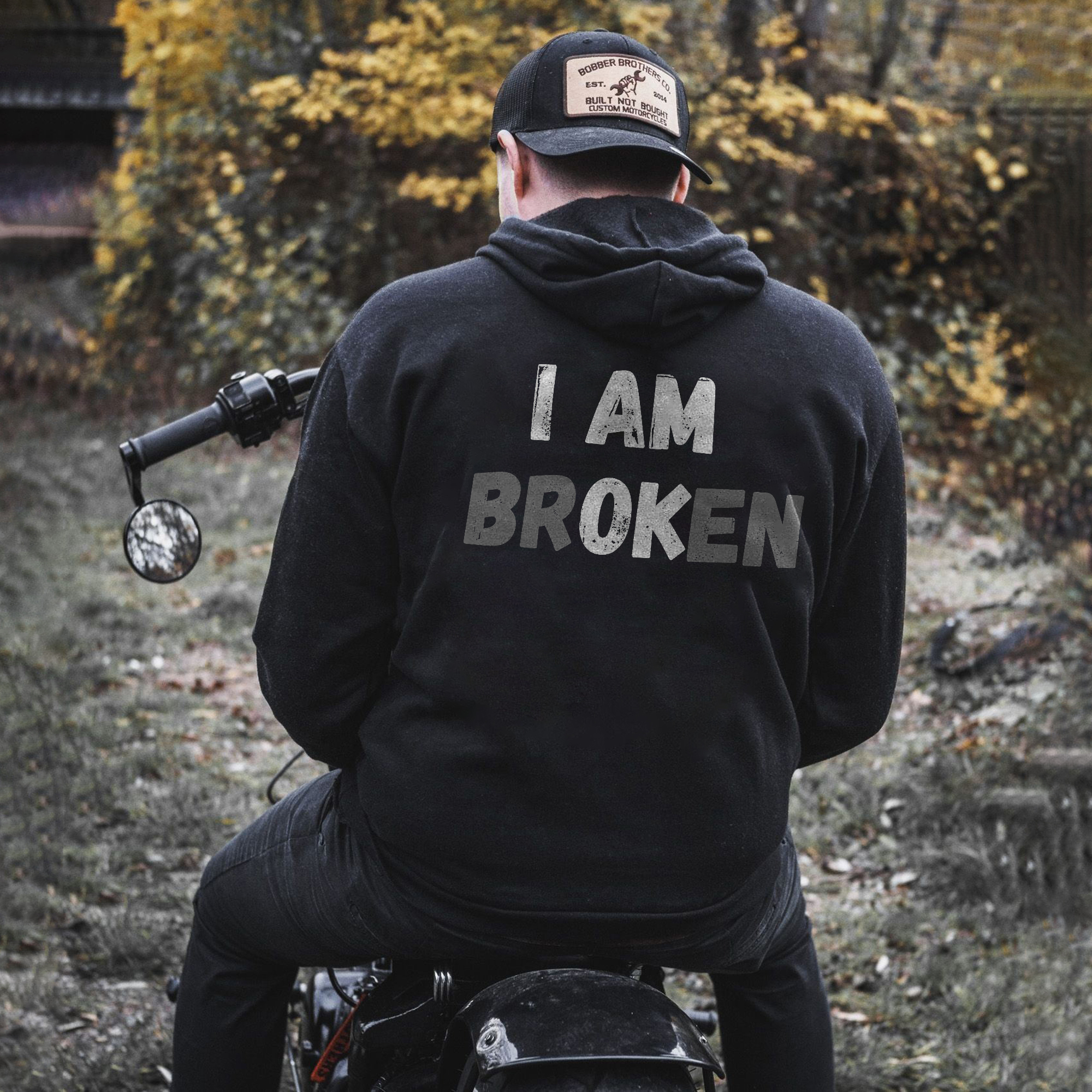  I Am Broken Men's Hoodie-Ranbybox