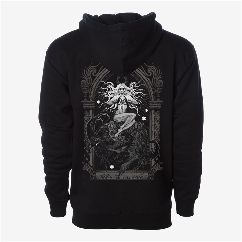  Retro Evil Girl Printed Men's Hoodie-Ranbybox