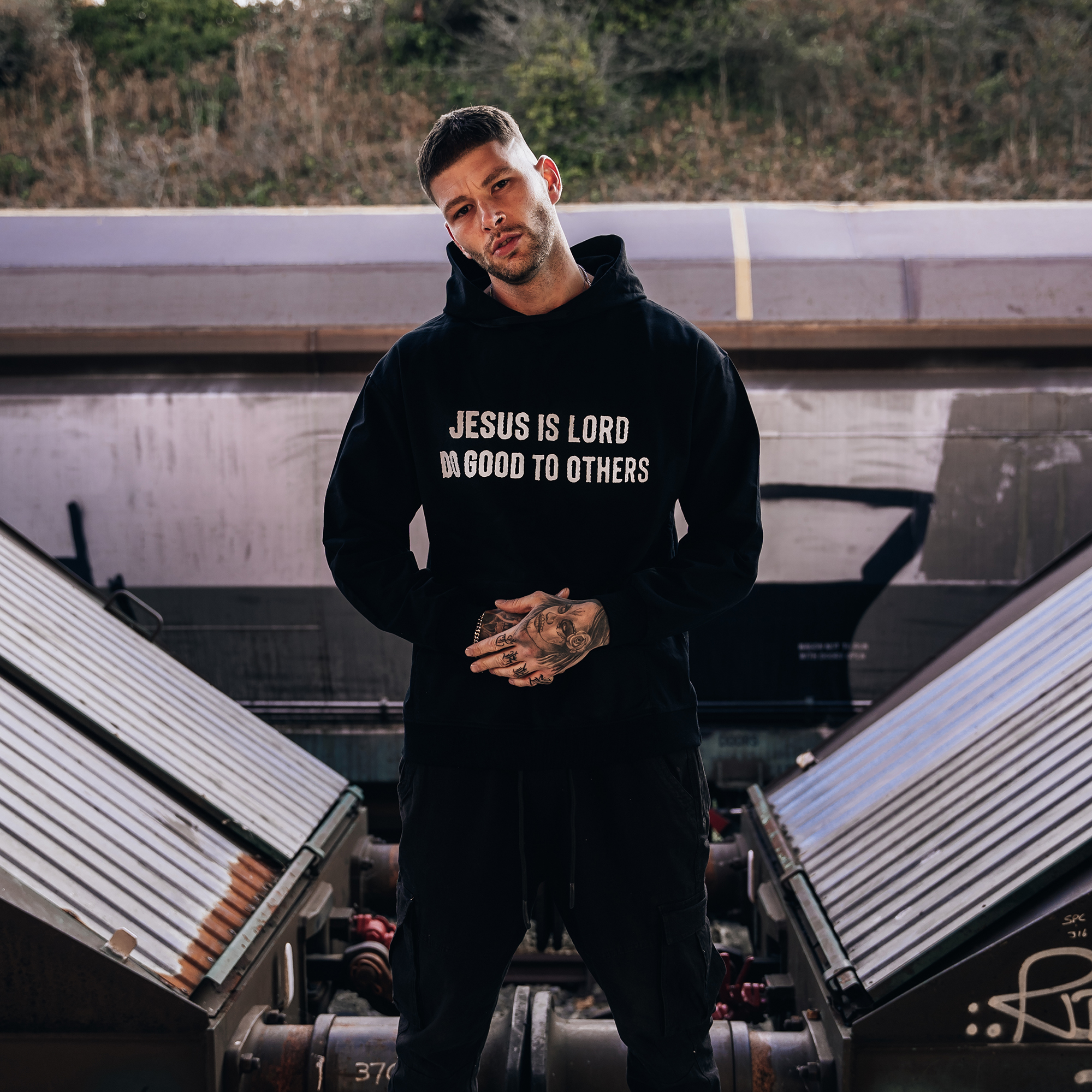  Jesus Is Lord Do Good To Others Men's Hoodie-Ranbybox