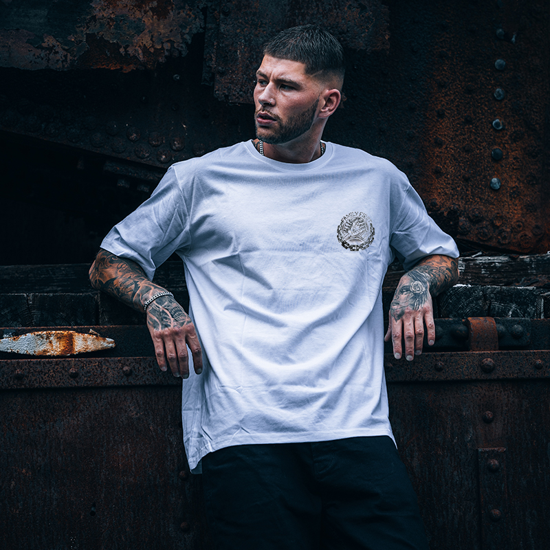  Family First Printed Casual Men's T-shirt-Ranbybox