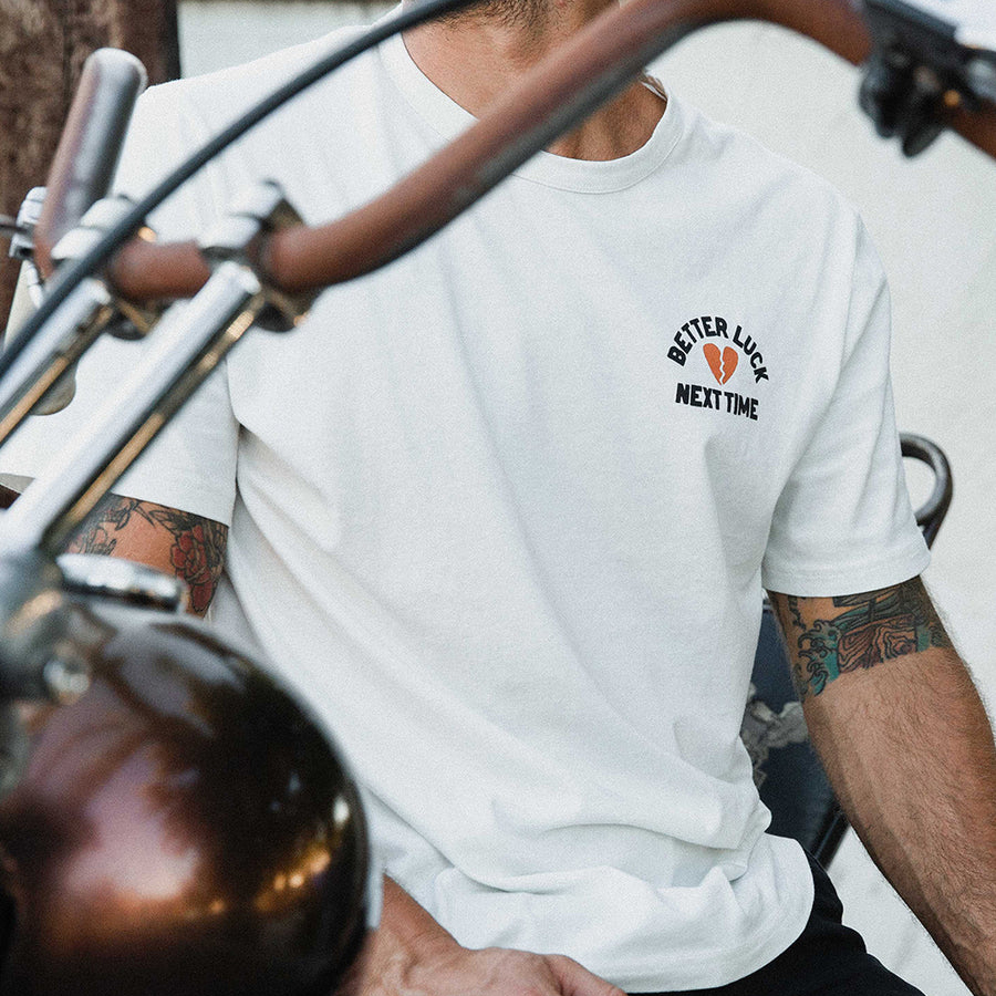 Better Luck Next Time Printed Rose Casual Men's T-shirt-Ranbybox