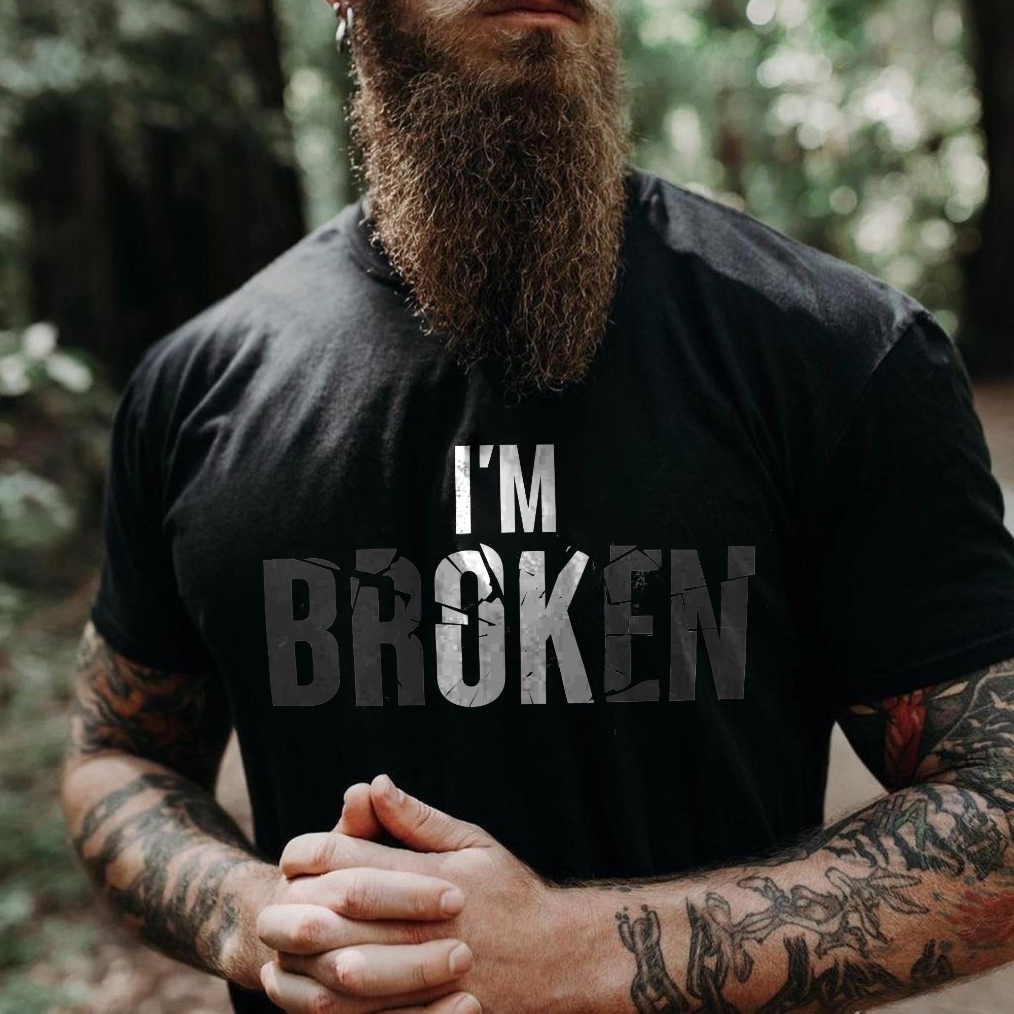  I'M Broken T-shirt-Ranbybox